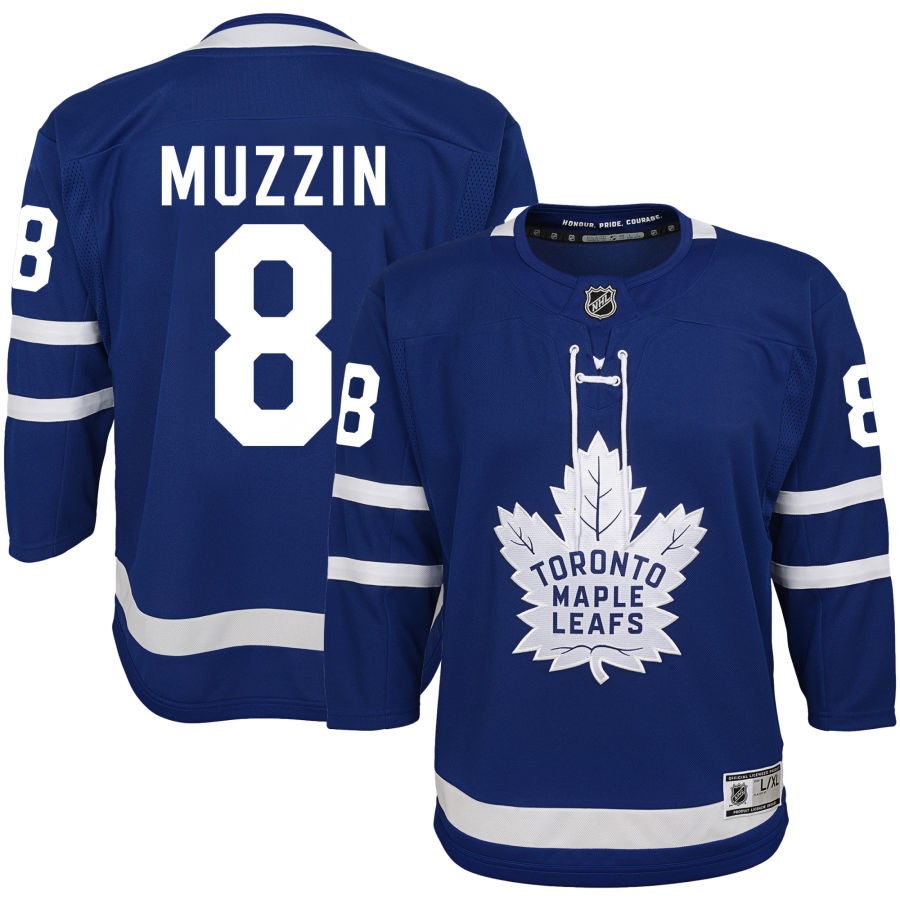 Jake Muzzin Toronto Maple Leafs Youth Home Premier Jersey - Blue